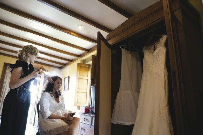 Fotografía previa a la boda en Pontevedra