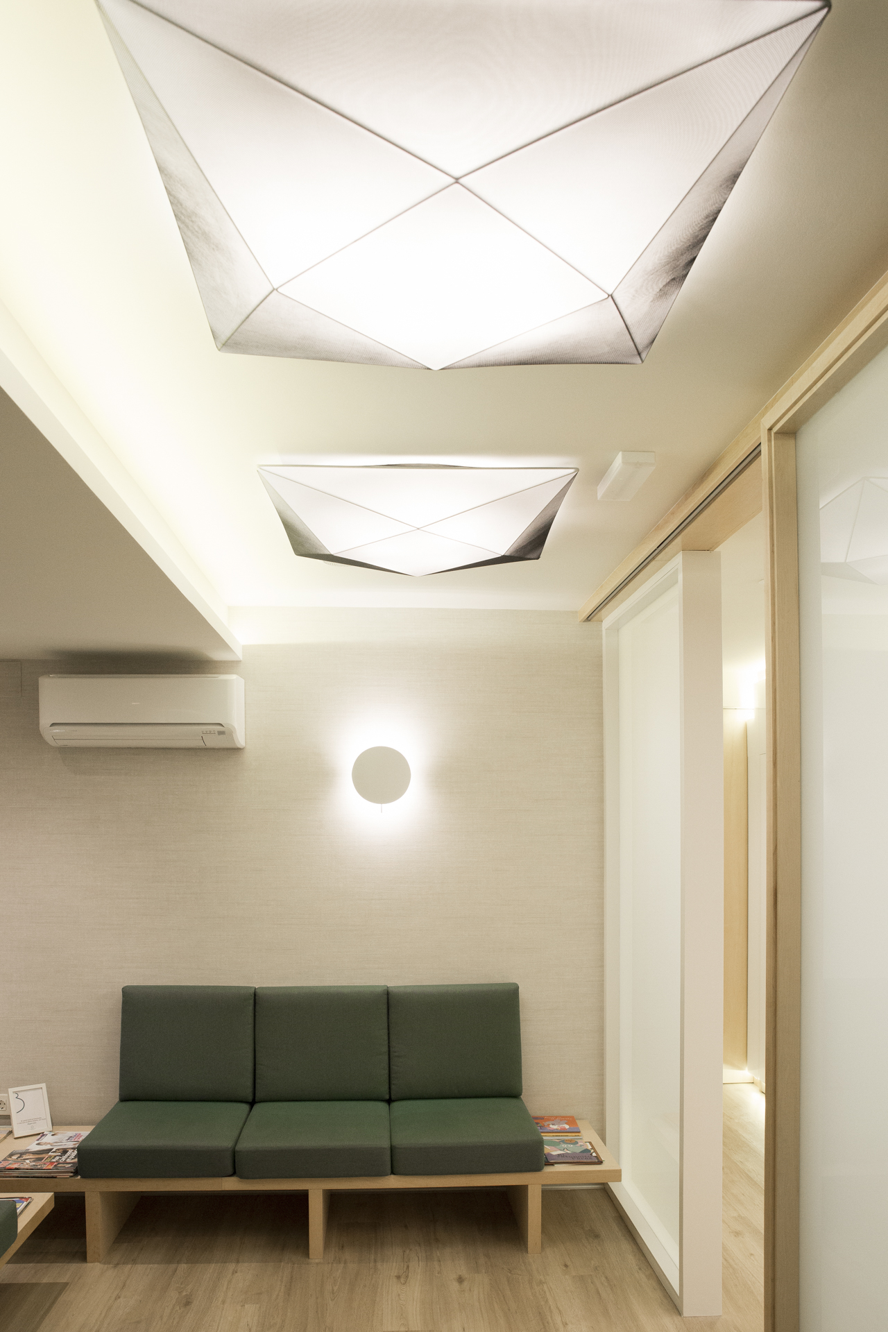 Sala de espera de una clínica dental
