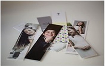 Puntos de libro fotográficos en papel mate laminado